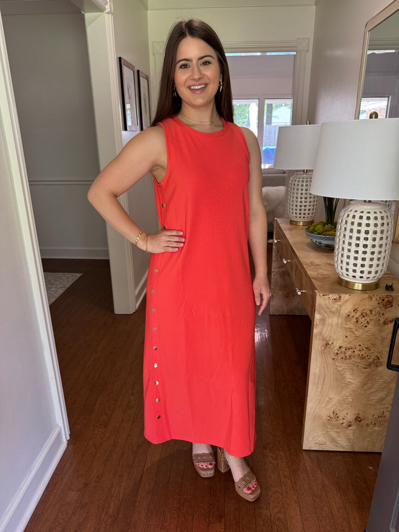 Coral Maxi Dress