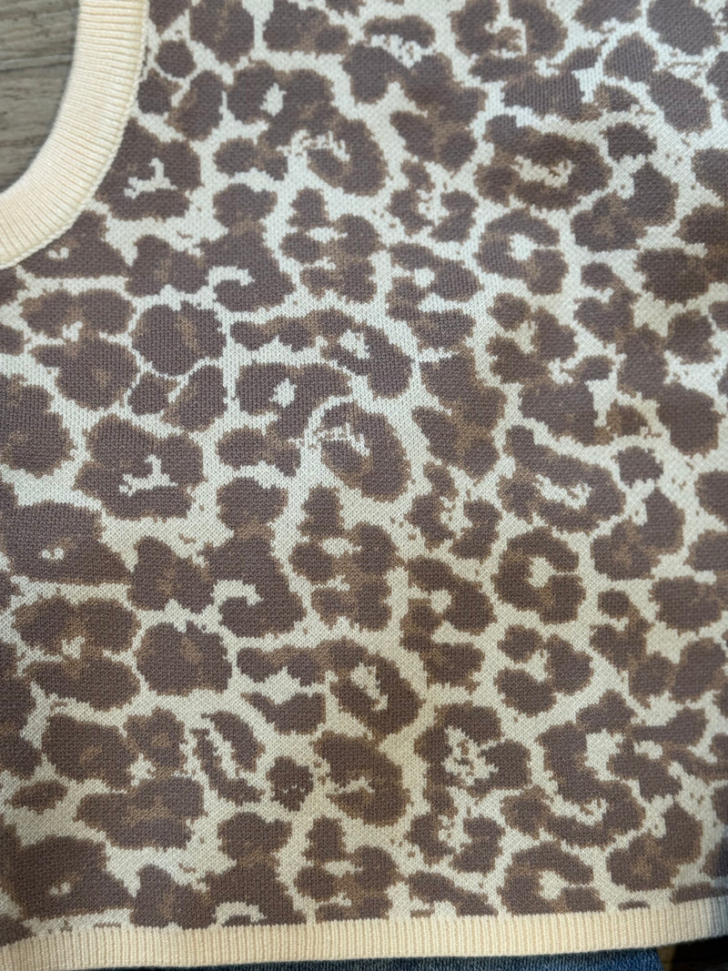 Leopard Sleeveless Top