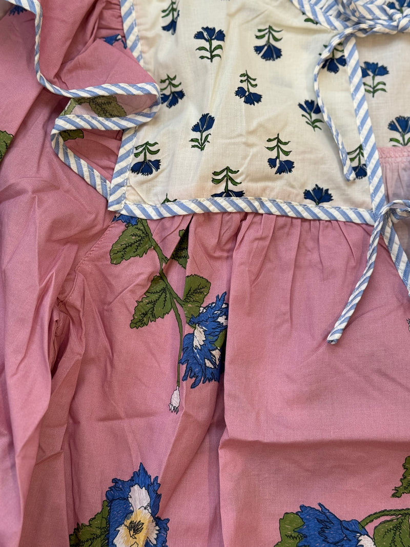 Pink Long Sleeve Floral Top