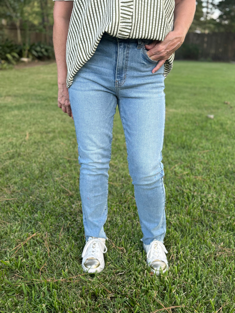 Light High Rise Skinny Jeans
