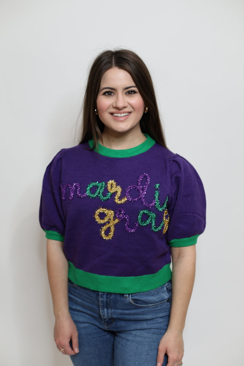 Mardi Gras Top