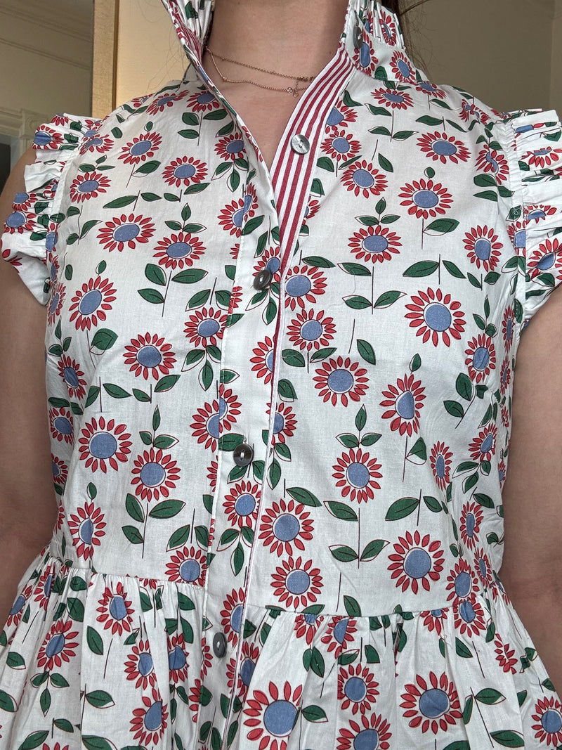 Sleeveless Floral Top