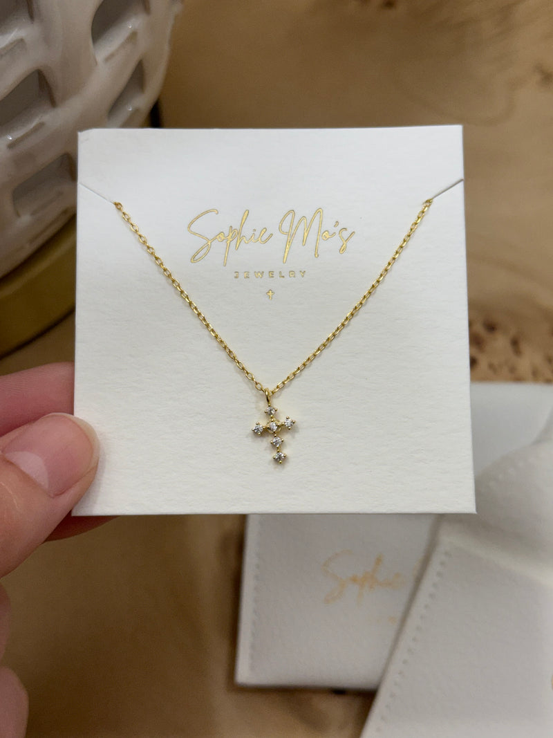 Gold Cross Necklace