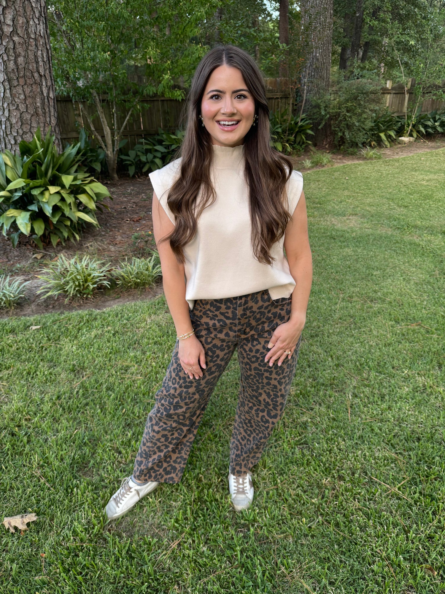 Oatmeal Sleeveless Sweater