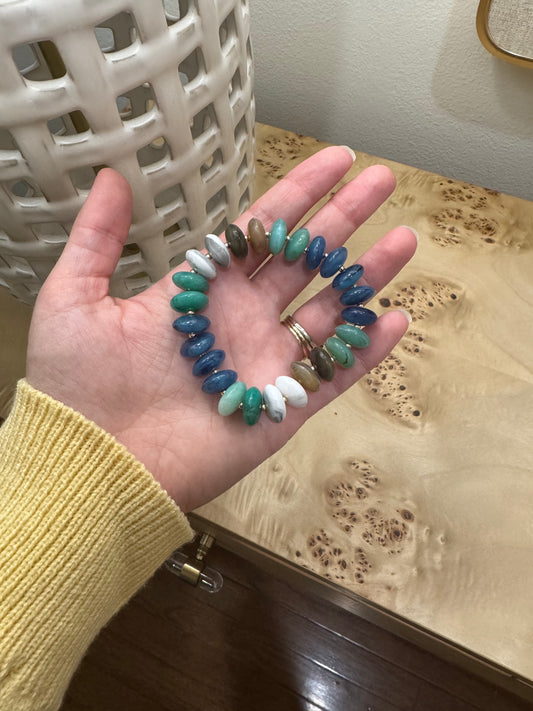 Neutral Color Beaded Bracelet