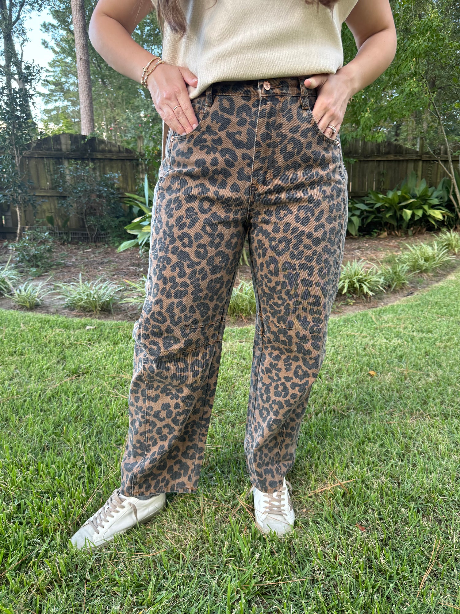 Leopard Jeans