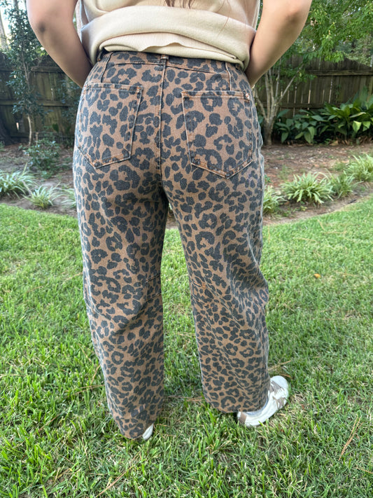 Leopard Jeans
