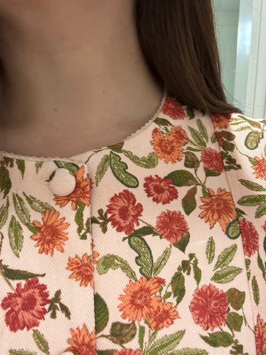 Just Peachy Floral Top