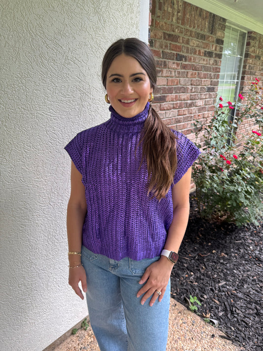 Purple Shimmer Top