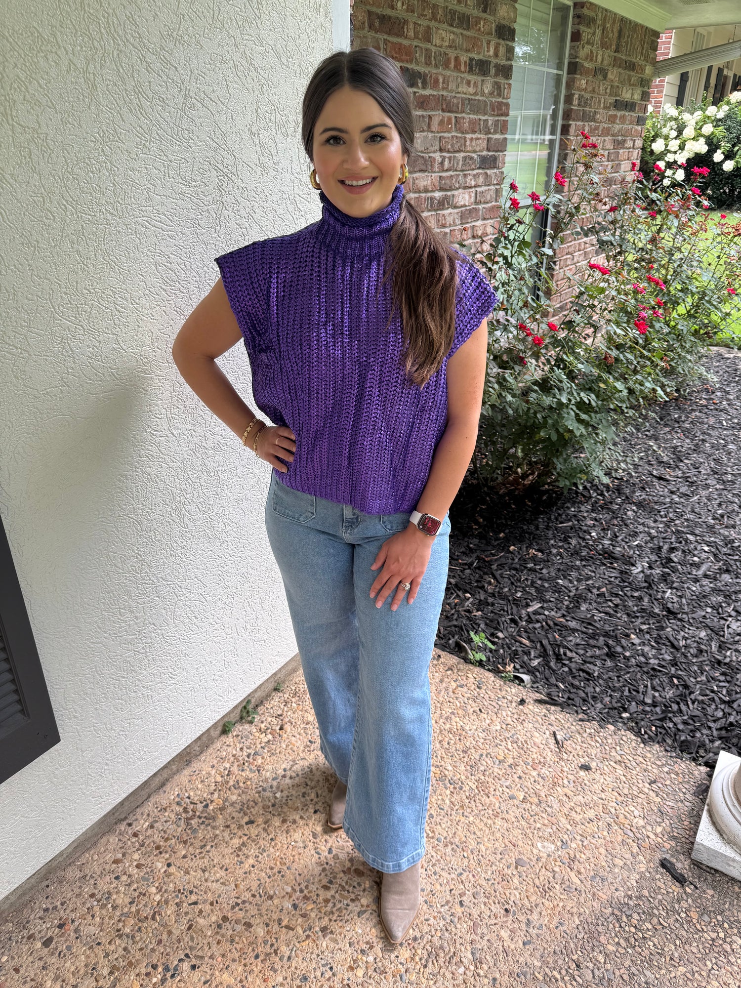 Purple Shimmer Top