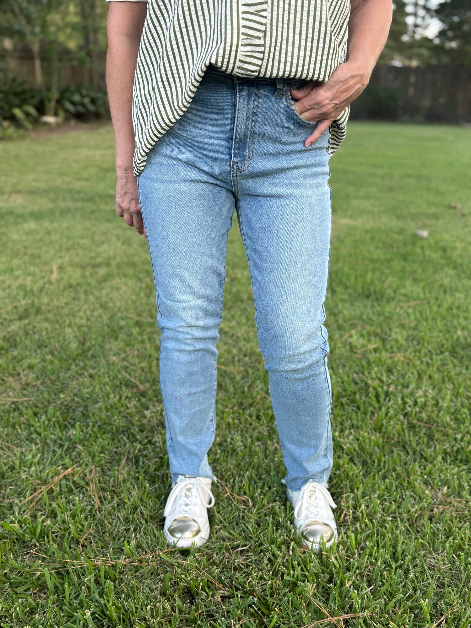 Light High Rise Skinny Jeans
