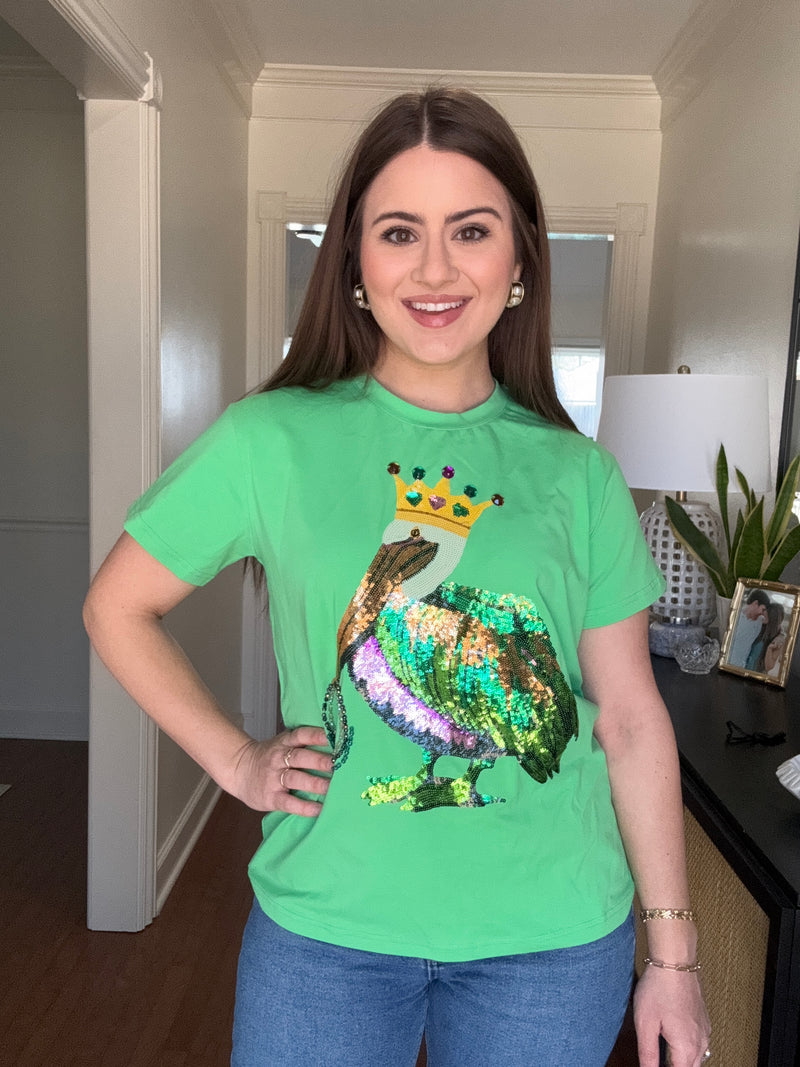 Mardi Gras Pelican Shirt